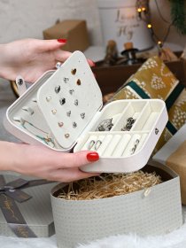 Органайзер для прикрас прямокутний MBM HOME модель FH-33 M WHITE Фото