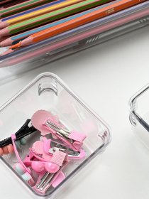 Органайзер для хранения квадратный прозрачный Bloc MBM MY HOME модель FH-36 A T Фото