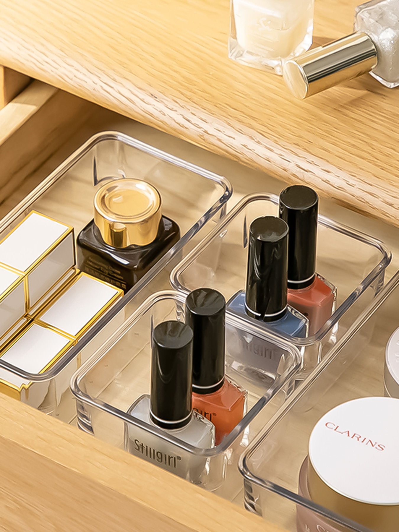 Органайзер для зберігання квадратний прозорий Bloc MBM HOME модель FH-36 A T Фото