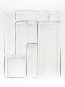 Органайзер для хранения прямоугольный прозрачный Bloc MBM MY HOME модель FH-36 C T Фото