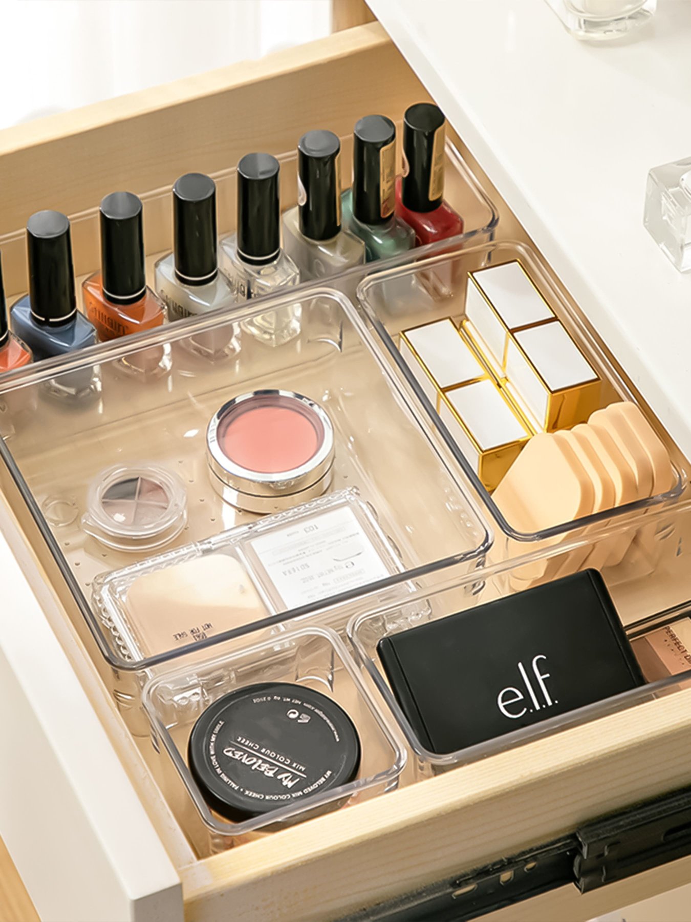 Органайзер для хранения квадратный прозрачный Bloc MBM HOME модель FH-36 D T Фото