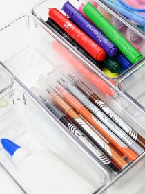 Органайзер для хранения прямоугольный прозрачный Bloc MBM MY HOME модель FH-36 E T Фото