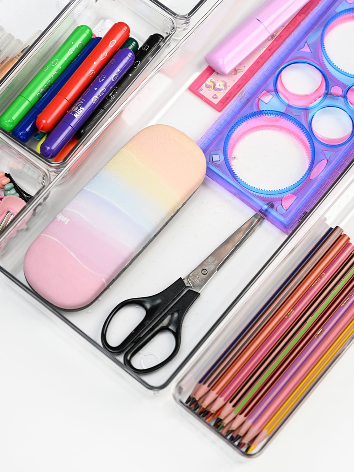 Органайзер для хранения прямоугольный прозрачный Bloc MBM HOME модель FH-36 G T Фото