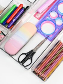 Органайзер для хранения прямоугольный прозрачный Bloc MBM MY HOME модель FH-36 H T Фото