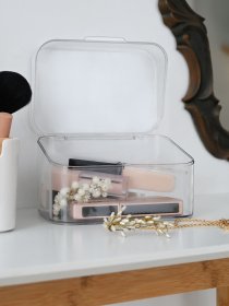 Набір з трьох прозорих органайзерів з кришкою MBM HOME модель FH-39 T Фото