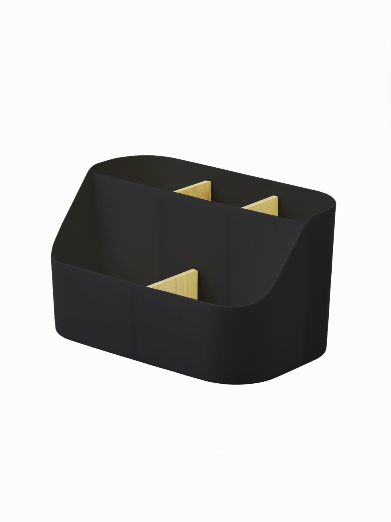 Органайзер для мелочей черный/дерево Scandinavia MBM MY HOME модель FH-43 BLACK/WOOD Фото