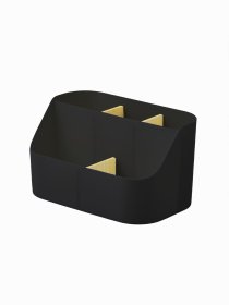 Органайзер для мелочей черный/дерево Scandinavia MBM MY HOME модель FH-43 BLACK/WOOD Фото