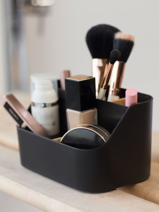 Органайзер для дрібниць чорний/дерево Scandinavia MBM HOME модель FH-43 BLACK/WOOD Фото