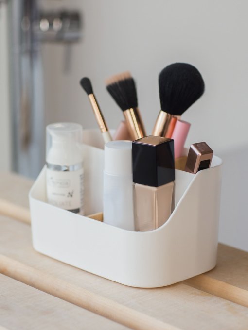 Органайзер для мелочей белый/дерево Scandinavia MBM MY HOME модель FH-43 WHITE/WOOD Фото