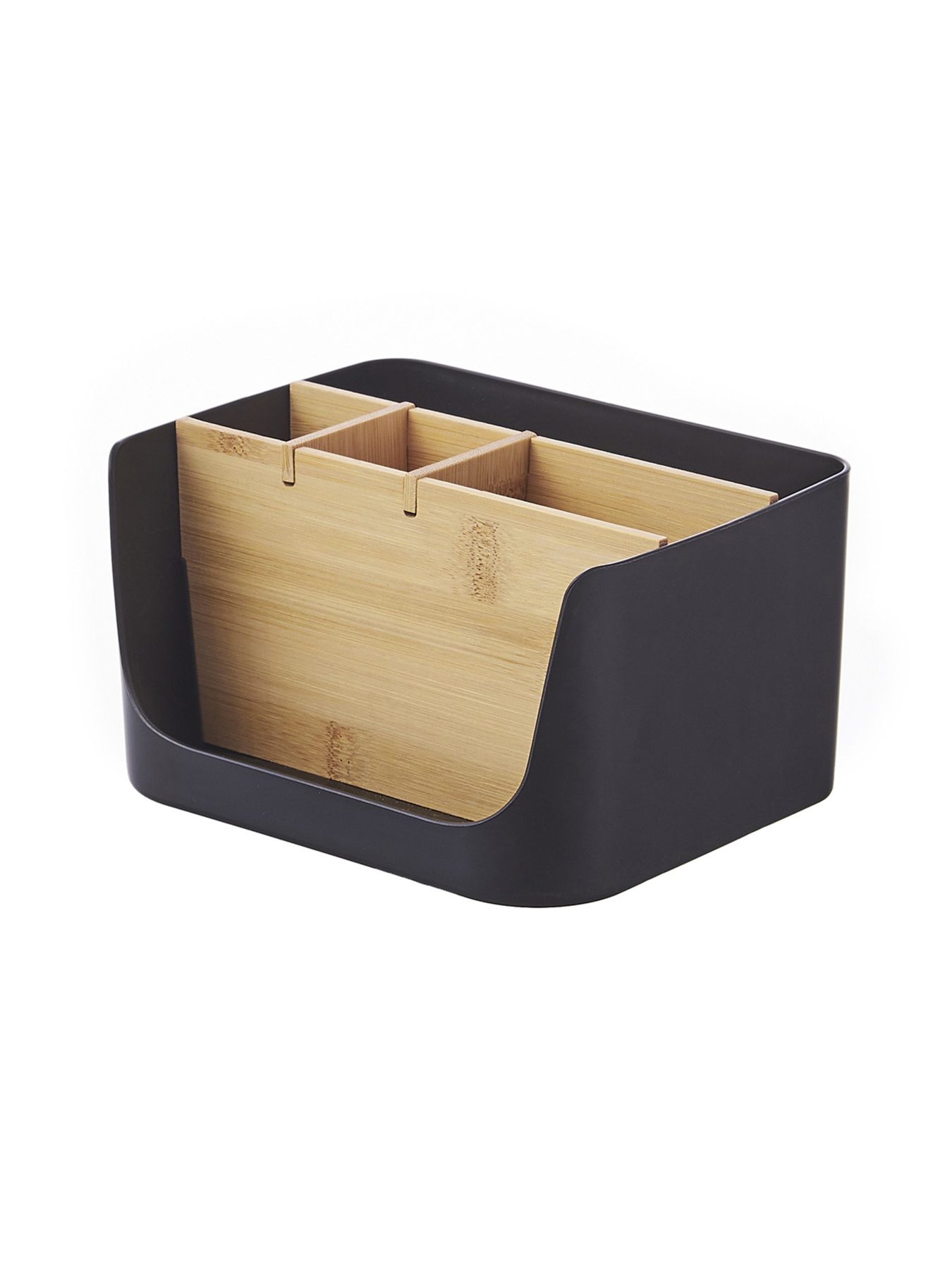 Органайзер для мелочей черный/дерево Scandinavia MBM MY HOME модель FH-44 BLACK/WOOD Фото