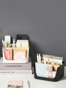 Органайзер для дрібниць чорний/дерево Scandinavia MBM HOME модель FH-44 BLACK/WOOD Фото