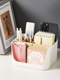 Органайзер для мелочей белый/дерево Scandinavia MBM MY HOME модель FH-44 WHITE/WOOD Фото