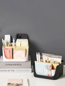 Органайзер для дрібниць білий/дерево Scandinavia MBM HOME модель FH-44 WHITE/WOOD Фото