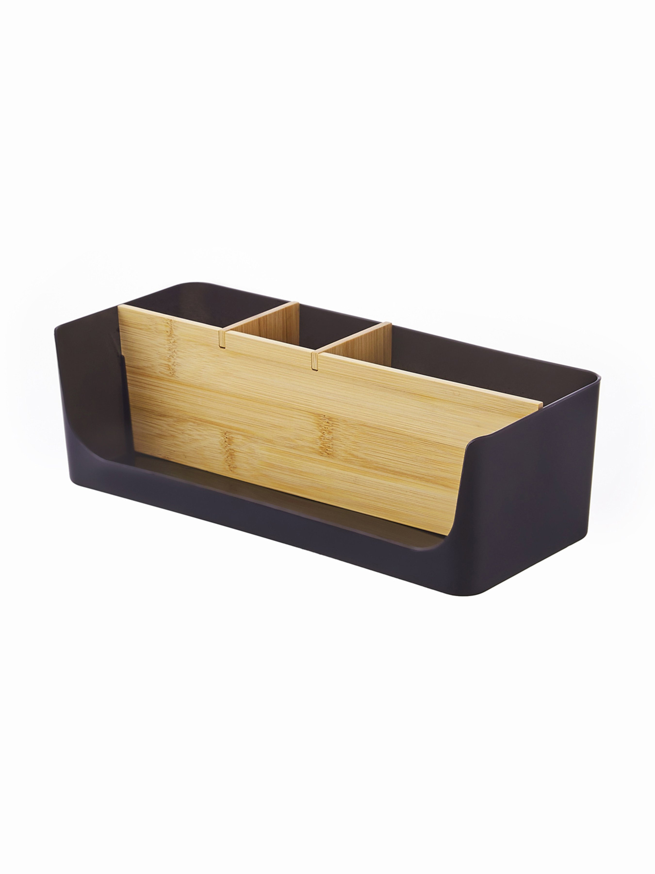Органайзер для мелочей черный/дерево Scandinavia MBM HOME модель FH-45 BLACK/WOOD Фото