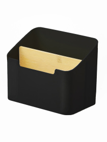 Органайзер для мелочей черный/дерево Scandinavia MBM HOME модель FH-46 BLACK/WOOD Фото
