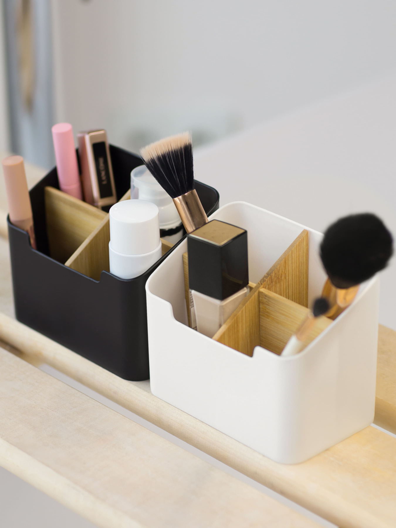 Органайзер для мелочей черный/дерево Scandinavia MBM HOME модель FH-47 BLACK/WOOD Фото