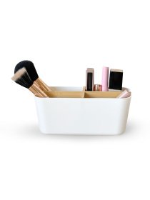 Органайзер для мелочей белый/дерево Scandinavia MBM MY HOME модель FH-48 WHITE/WOOD Фото