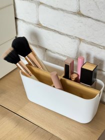 Органайзер для дрібниць білий/дерево Scandinavia MBM HOME модель FH-48 WHITE/WOOD Фото