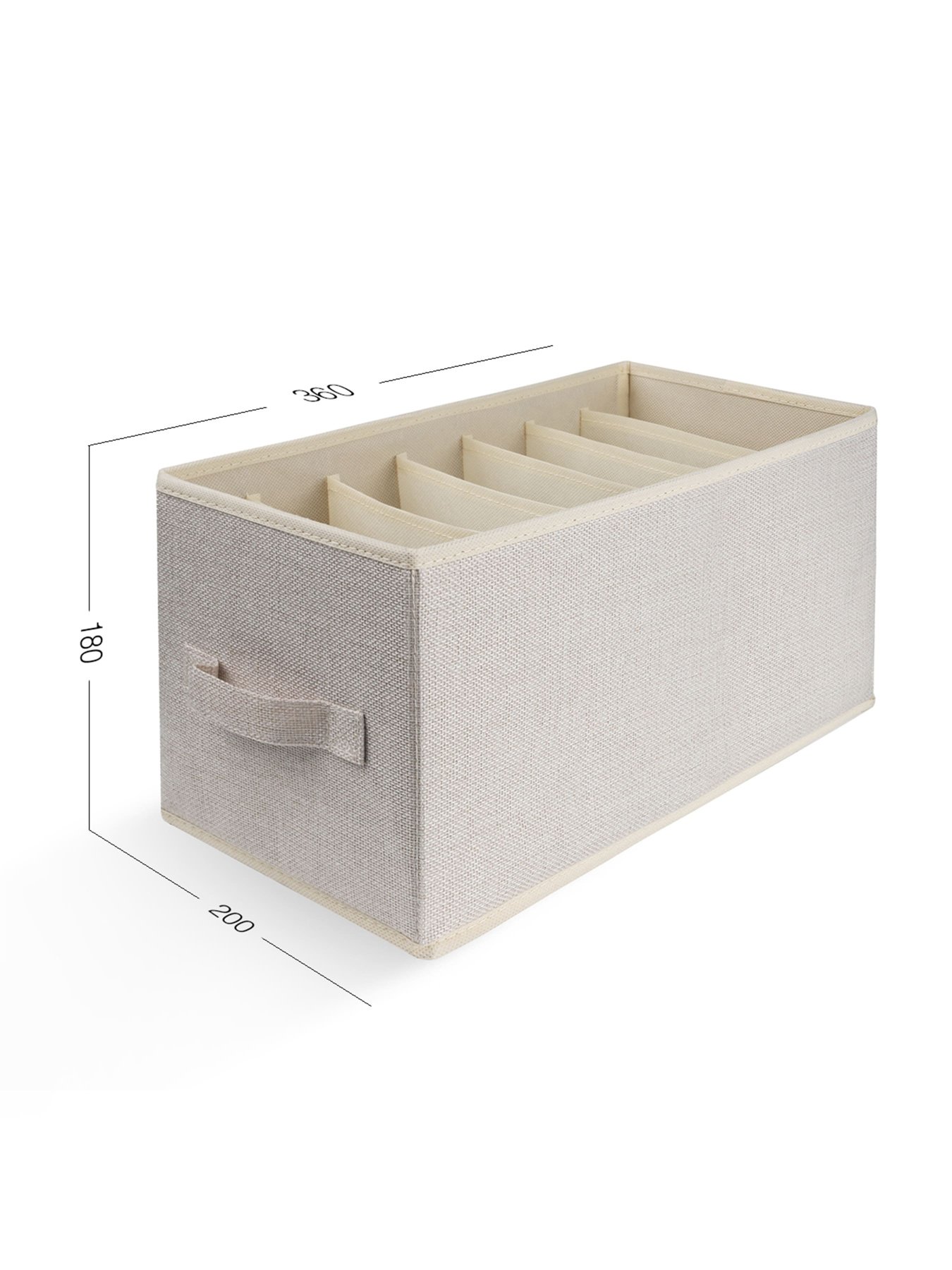 Органайзер для хранения на 7 секций кремовый MBM MY HOME модель TH-31-7 CREAM Фото