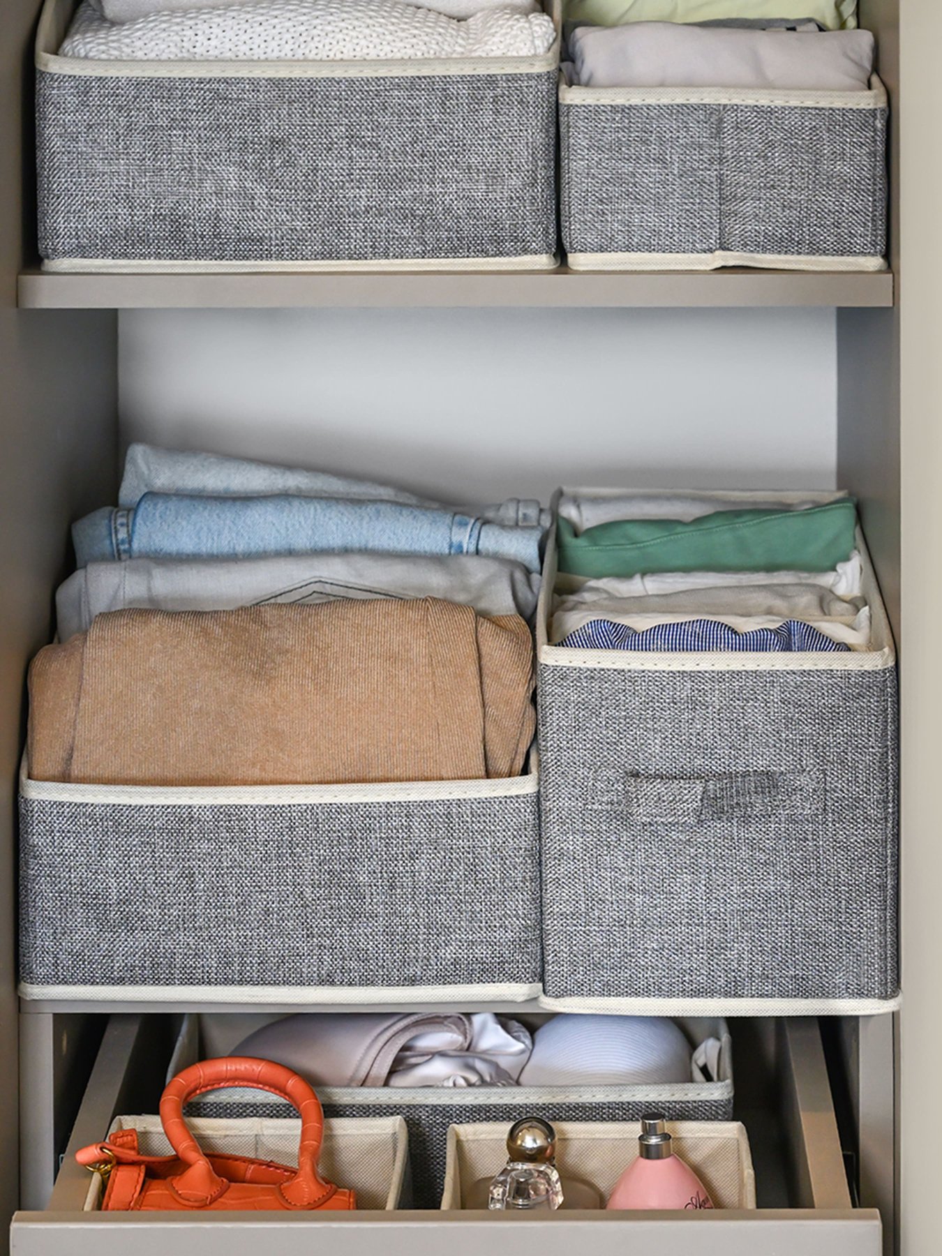 Органайзер для хранения на 7 секций серый MBM MY HOME модель TH-31-7 LIGHT GRAY Фото