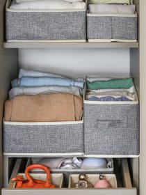 Органайзер для хранения на 7 секций серый MBM MY HOME модель TH-31-7 LIGHT GRAY Фото