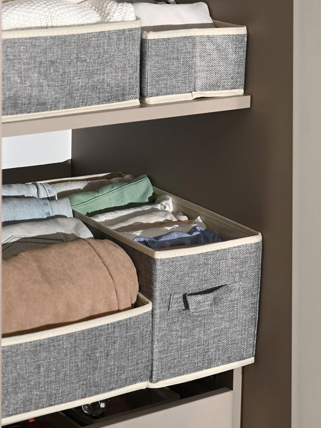 Органайзер для зберігання на 7 секцій сірий MBM HOME модель TH-31-7 LIGHT GRAY Фото