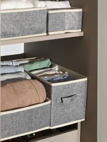 Органайзер для зберігання на 7 секцій сірий MBM HOME модель TH-31-7 LIGHT GRAY Фото