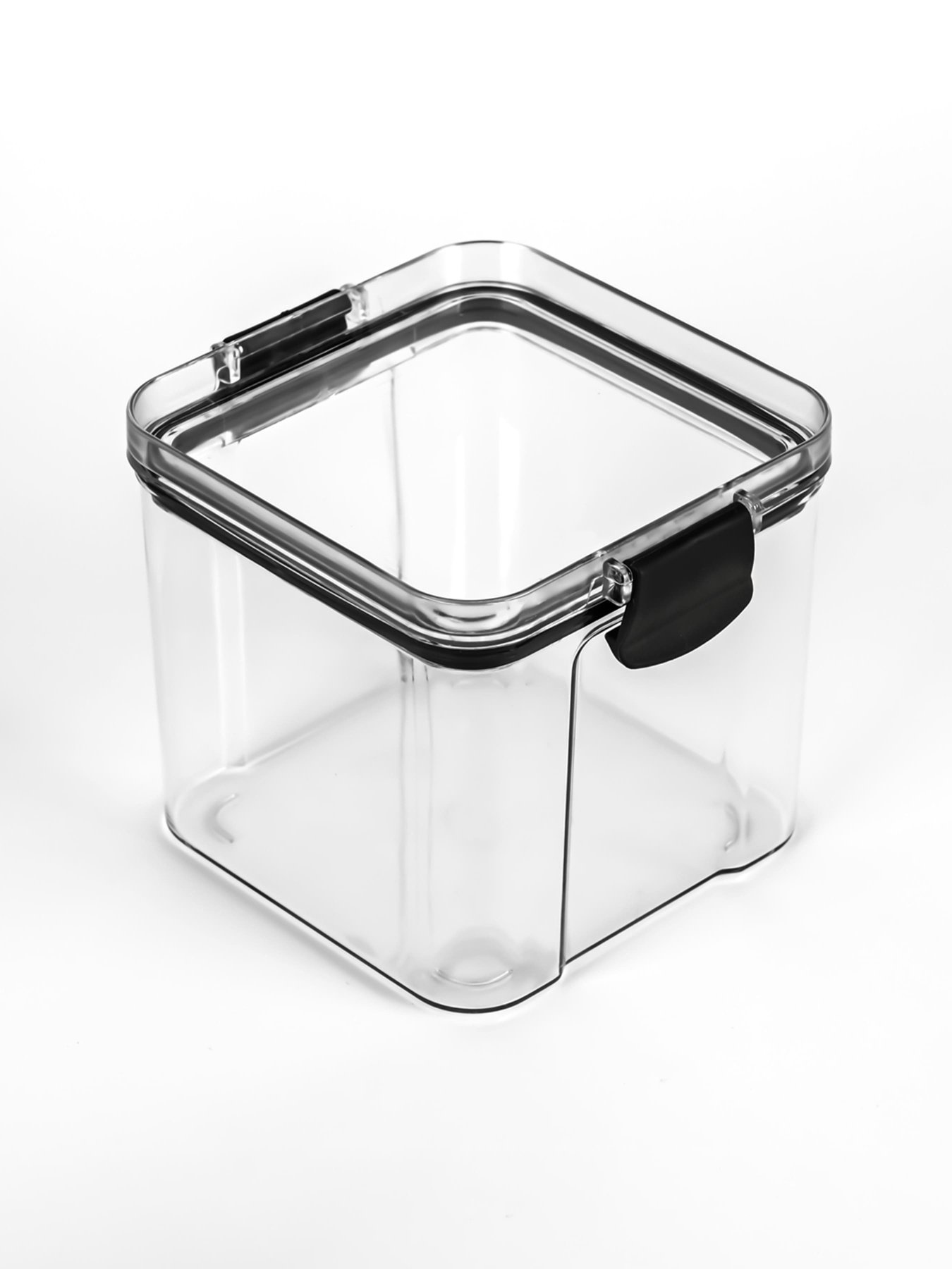 Ємність для зберігання квадратна пластикова прозора Zerno MBM HOME модель KP-88 S T Фото