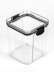 Ємність для зберігання прямокутна пластикова прозора Zerno MBM HOME модель KP-88 M T Фото