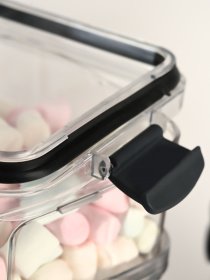 Емкость для хранения прямоугольная пластиковая прозрачная Zerno MBM MY HOME модель KP-88 L T Фото