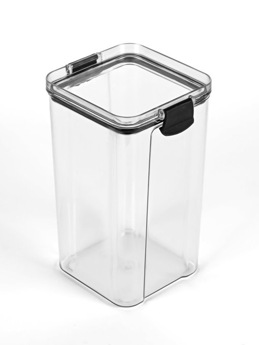 Емкость для хранения прямоугольная пластиковая прозрачная Zerno MBM HOME модель KP-88 L T Фото