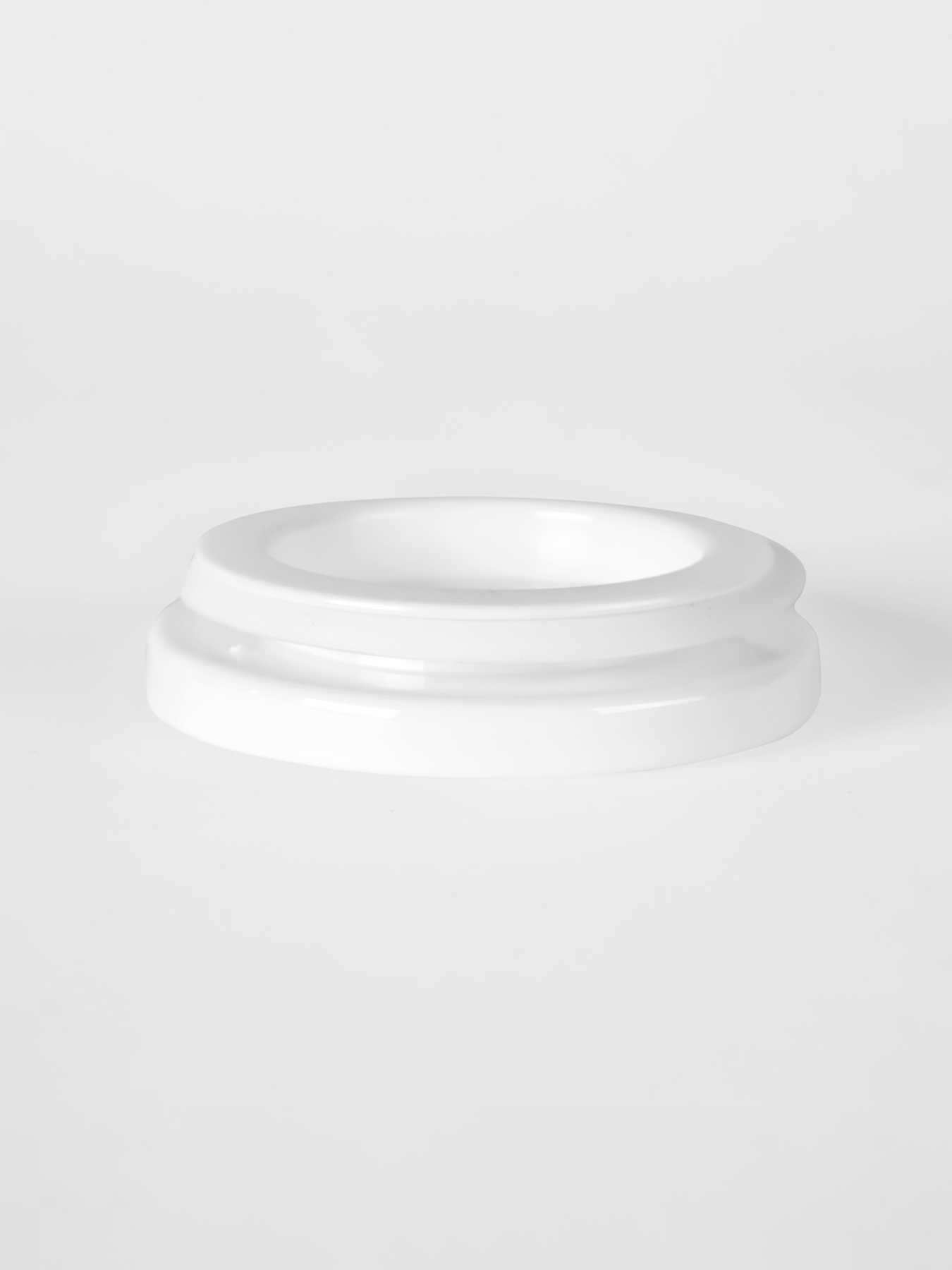 Емкость для хранения круглая пластиковая прозрачная Pasta MBM MY HOME модель KP-89 M T/WHITE Фото