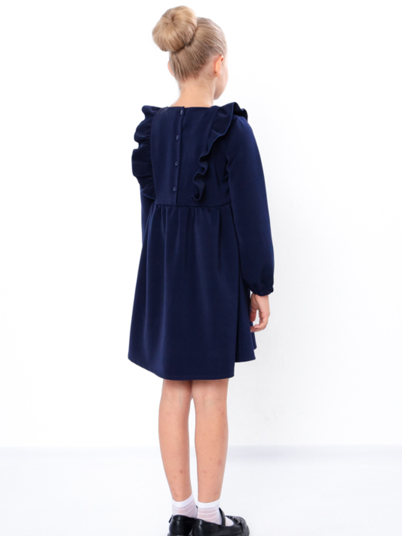 Платье мини Носи своє модель 6391-109-chornilxno-sinj Фото