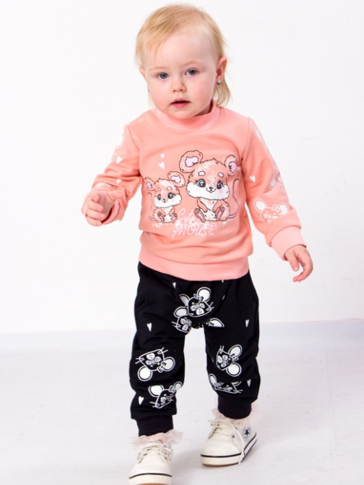 Повседневный костюм Носи своє модель 5063-057-33-5-temno-persikovij-mishki Фото