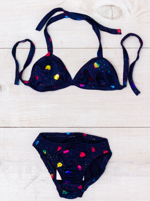 Купальник Носи своє модель 9593-043-serdechka-na-chornilxno-sinxomu Фото