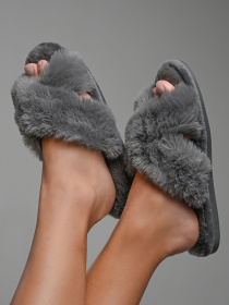 Тапки MBM MY HOME Rada модель SL-02 ANTHRACITE Фото