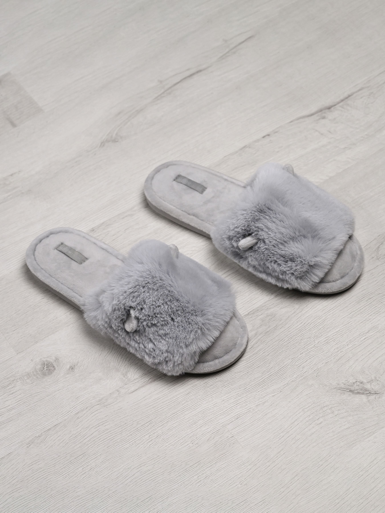 Тапки MBM MY HOME Nana модель SL-03 LIGHT GRAY Фото