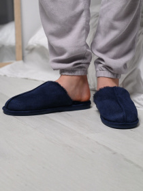 Капці MBM MY HOME Orest Модель SL-05 DARK BLUE Фото