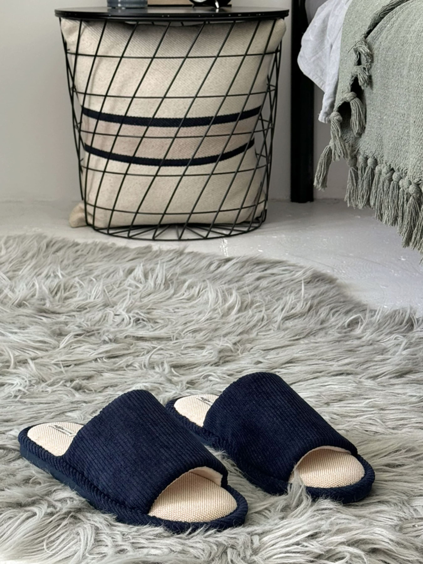 Тапки MBM MY HOME Semen модель SL-15 DARK BLUE Фото