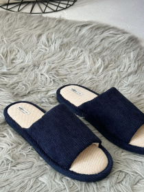 Тапки MBM MY HOME Semen модель SL-15 DARK BLUE Фото