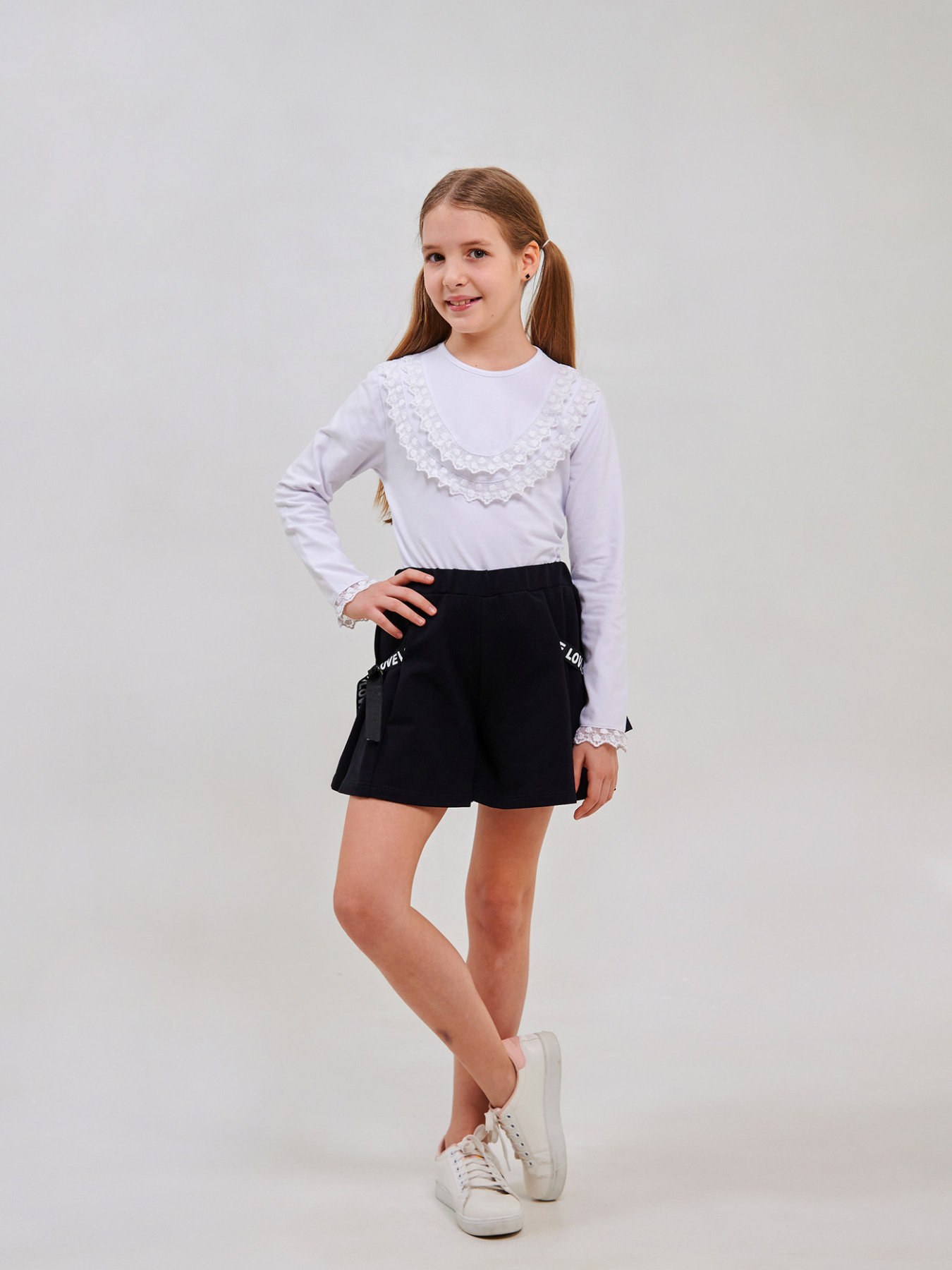 Лонгслив SMIL модель smil_114968-belyj Фото