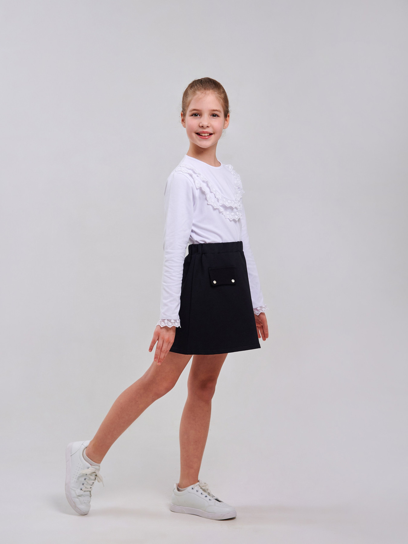 Лонгслив SMIL модель smil_114968-belyj Фото