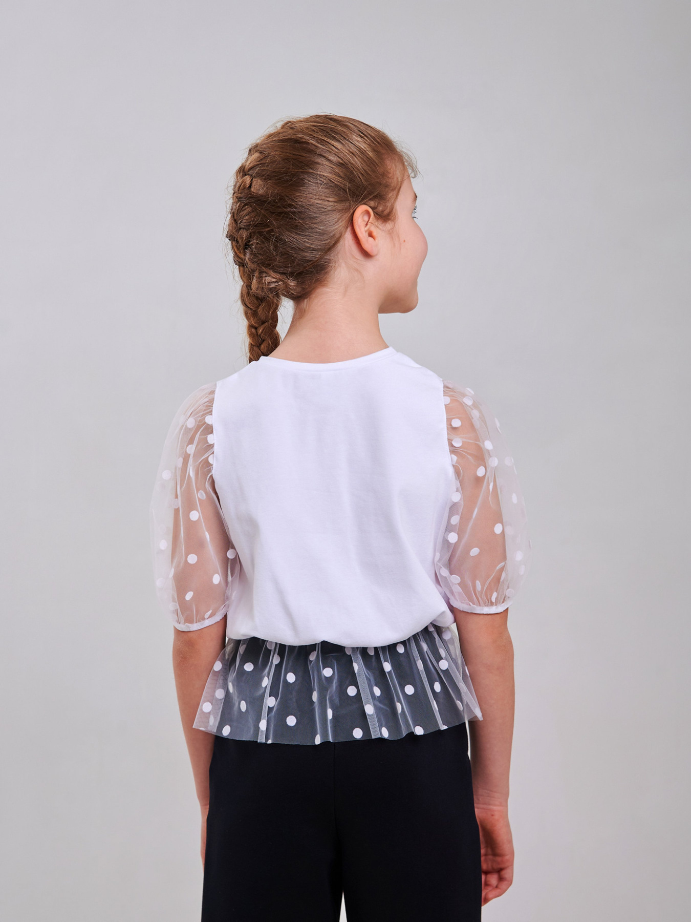 Блуза SMIL модель smil_114973-belyj-gorosek Фото