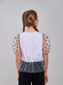 Блуза SMIL модель smil_114973-cernyj-gorosek Фото