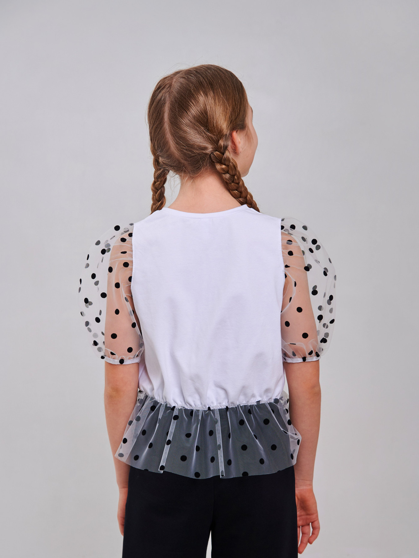 Блуза SMIL модель smil_114973-cernyj-gorosek Фото