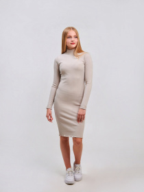 Платье миди SMIL модель smil_120399-sero-bezevyj Фото