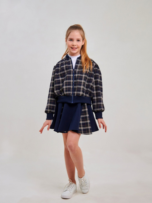 Спідниця міні SMIL Модель smil_120394-sero-zelenaa-kletka Фото