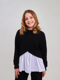 Свитшот SMIL модель smil_116643-cernyj Фото