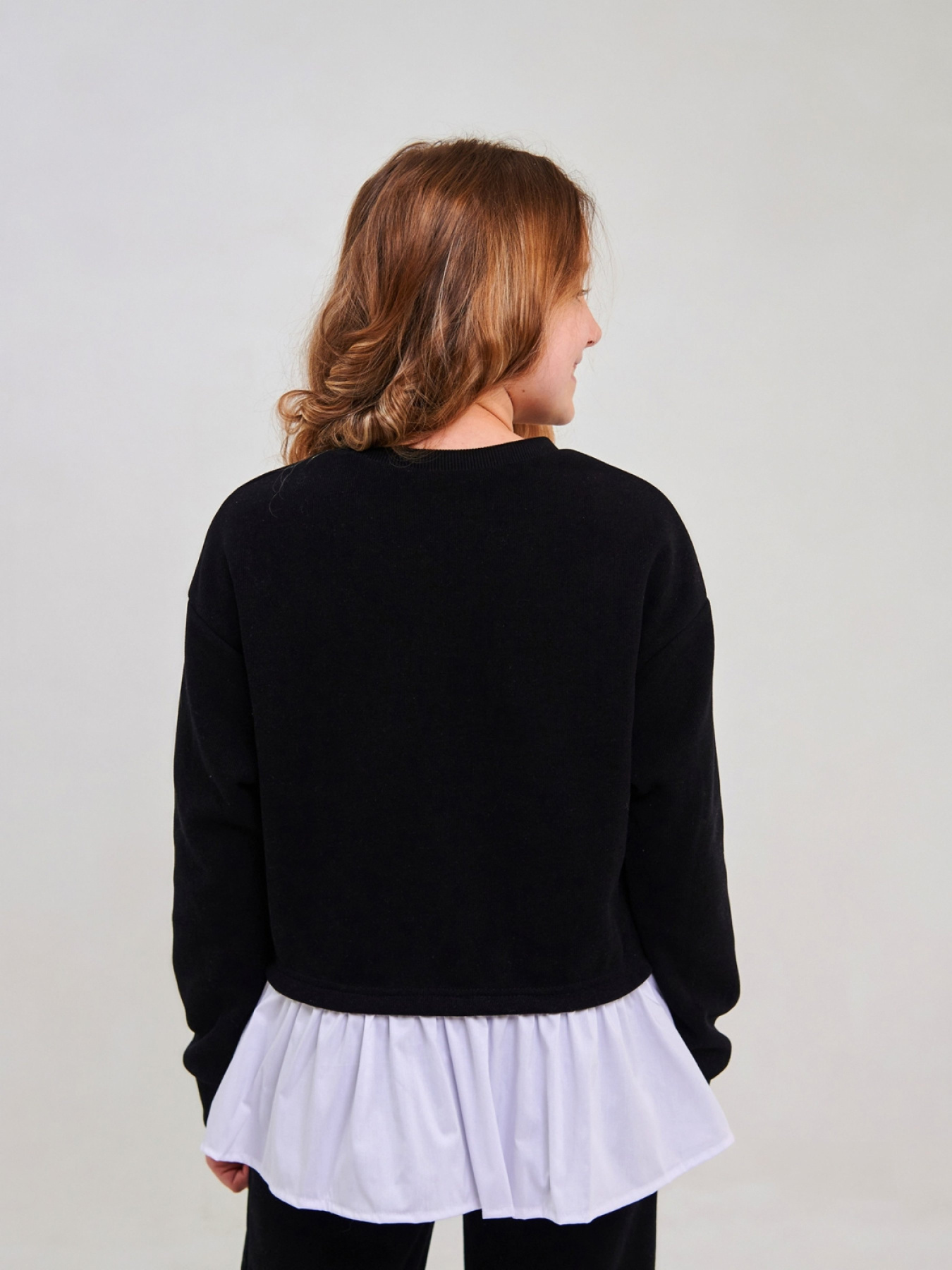 Світшот SMIL модель smil_116643-cernyj Фото