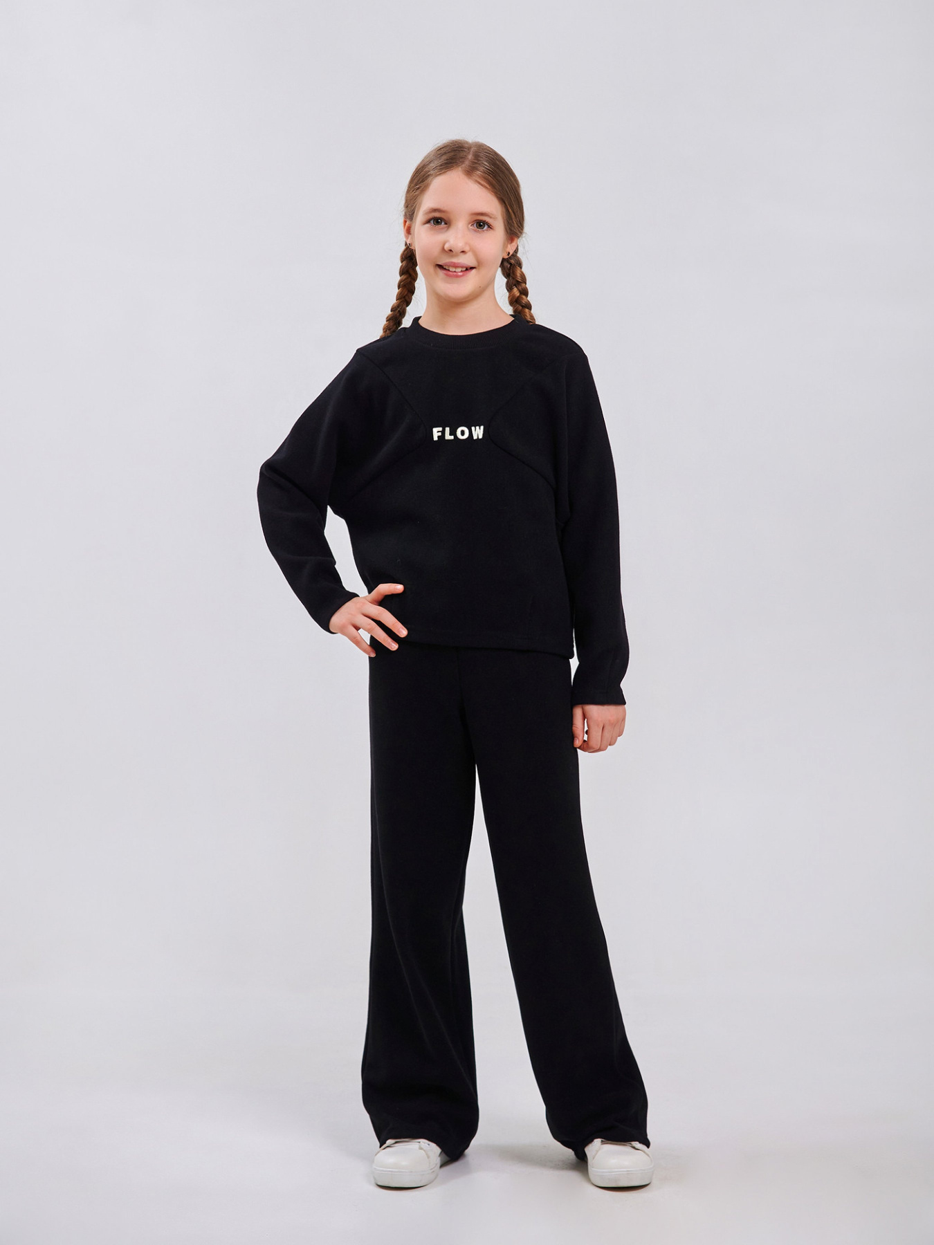 Світшот SMIL модель smil_116646-cernyj Фото